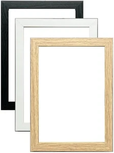 Cornice portafoto NERA ROVERE NOCE BIANCO 70x50 (700x500) poster moderno portafoto - Foto 1 di 4