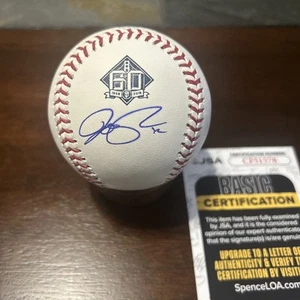 Joe Panik Signed Anniversary Baseball. JSA - Picture 1 of 4