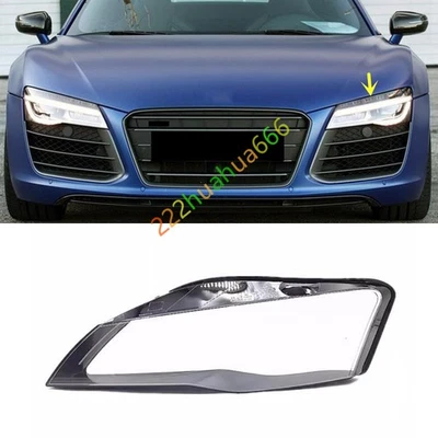 Left Side Headlight Lens Clear Cover + Sealant Glue For Audi R8 2008-2015 - Image 1 of 4