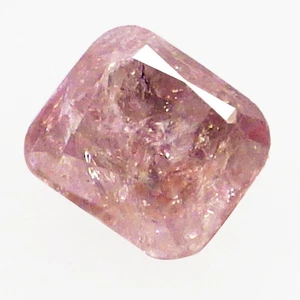 0,25 ct bemerkenswertes Kissen (3 x 2 mm) 100 % natürlicher Argyle lila rosa Diamant - Bild 1 von 6