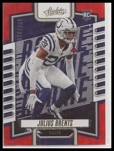 Panini Absolute 2023 - Rookies Julius Brents #169 mosaico naranja/299 (RC) - Imagen 1 de 2