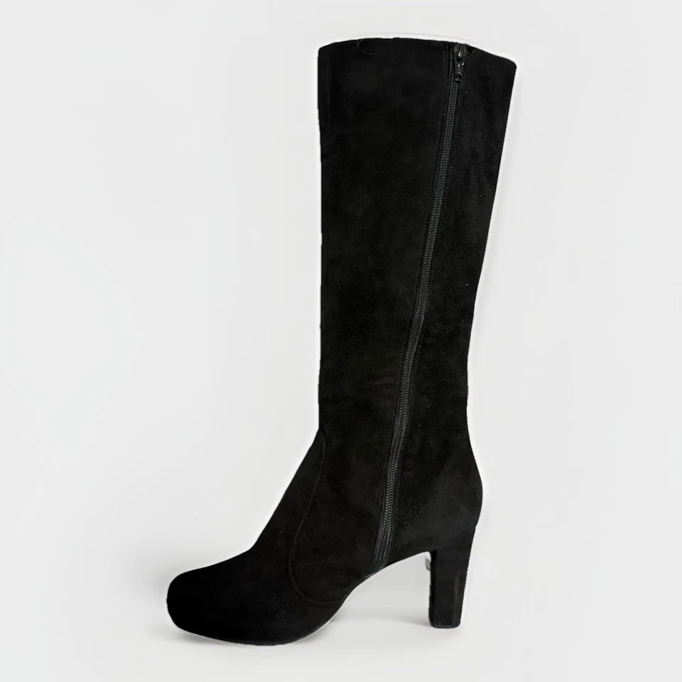 STUART WEITZMAN STIVALI PELLE SCAMOSCITA NERO - Immagine 1 di 4