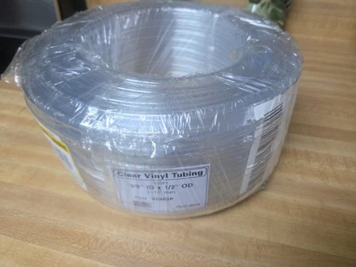 ALPINE CLEAR VINYL TUBING 3/8 INCH  ID 96-FT ROLL, 821559202383 - Image 1 of 3
