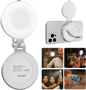 TELESIN C03 Magnetische Selfie-Licht, Handy-Licht Kompatibel Mit Magsafe, CRI97  - Bild 1 von 12