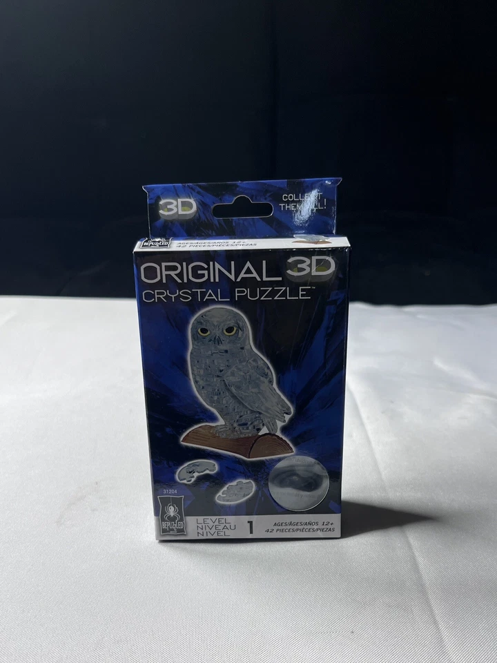 Rompecabezas de Cristal 3D Original Estándar Búho de BePuzzled, 3 Dimensionales...  Foto 1 de 4