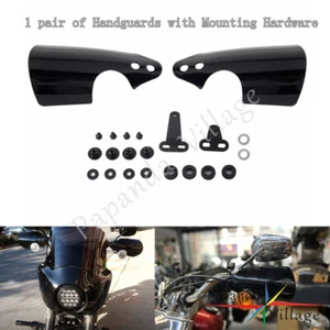 2Pcs Handguards Protector For Harley Softail FXFB FXFBS FXLR FLSL FXBR FLFB - Picture 1 of 10