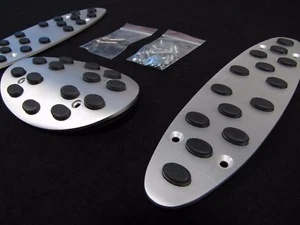 Aluminio Pedales Reposapiés Automática para Mini Cooper D S 50 52 53 55 56 57 - Foto 1 di 2