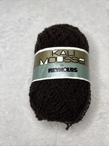 Reynolds Kali Mousse All Wool Boucle Yarn Dark Brown Color 36 50g France - Picture 1 of 6