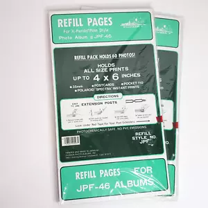 Pagineer ricarica album JPF-46 120 foto tascabile 110 4X6 2pk di 60ea - Foto 1 di 2