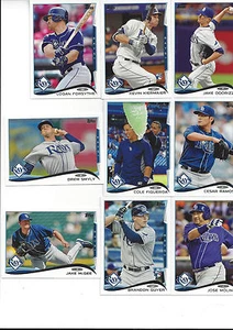 2014 Topps Update Tampa Bay Rays Team Set 9 Molina Smyly Guyer Kevin Kiermaier - Imagen 1 de 1