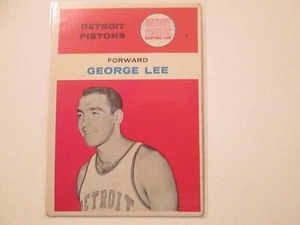 1961 Fleer Basketball #27 George Lee Detroit Pistons Ex - Picture 1 of 1