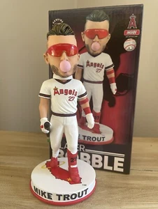 Mike Trout Los Angeles Angels MLB Bubblegum Bubble Bobblehead ¡NUEVO EN CAJA! - Imagen 1 de 2