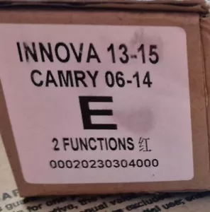 E 2 LUCES FUNCIONES PARA INNOVA 13-15 / CAMRY 06-14 - Imagen 1 de 2