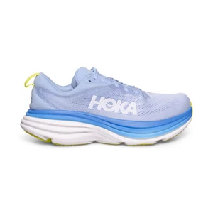 HOKA BONDI 8 PINK AIRY BLUE / DIVA BLUE SPORTY MEN'S RUNNING SHOES SIZE US 10.5 - Picture 1 of 5