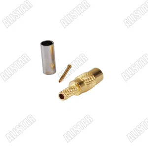 5x MCX Jack Coassiale Donna Connettore Coassiale Saldatrice per Cavo LMR100 RG316 RG174 - Foto 1 di 3