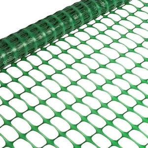 4' X 100' Green Temporary Fencing, Mesh Snow Fence, Plastic, Safety Garden Netti - Picture 1 of 7