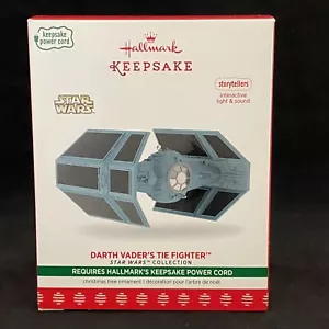 Hallmark Keepsake Darth Vader’s Tie Fighter 2017 Ornament Star Wars Storyteller - Picture 1 of 6