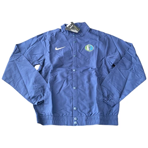 Nike Dallas Mavericks Nike City Edition Lightweight DNA Full Snap Jacket Navy S Cover