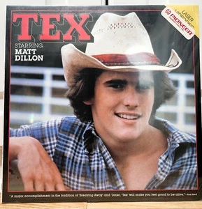 TEX LaserDisc - LD Movie NEW SEALED UNOPENED MATT DILLON - Foto 1 di 2