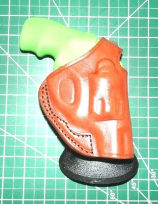 Tagua PD1R-022 RH Cuero Marrón Giratorio Pulgar Rotura Paleta Funda Ruger 2" LCR Foto 1 de 4