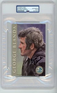 1998 HALL OF FAME PLATINUM SIGNATURE SERIES SIGNED AUTOGRAPH PSA GEORGE BLANDA - Picture 1 of 2
