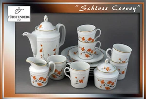 Fürstenberg Form 1800 Schloss Corvey Teile zur Wahl: kanne orange blumen teller - Bild 1 von 24