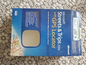 2006 Microsoft Streets and Trips with GPS Locator Software 2 CD Set - Picture 1 of 7