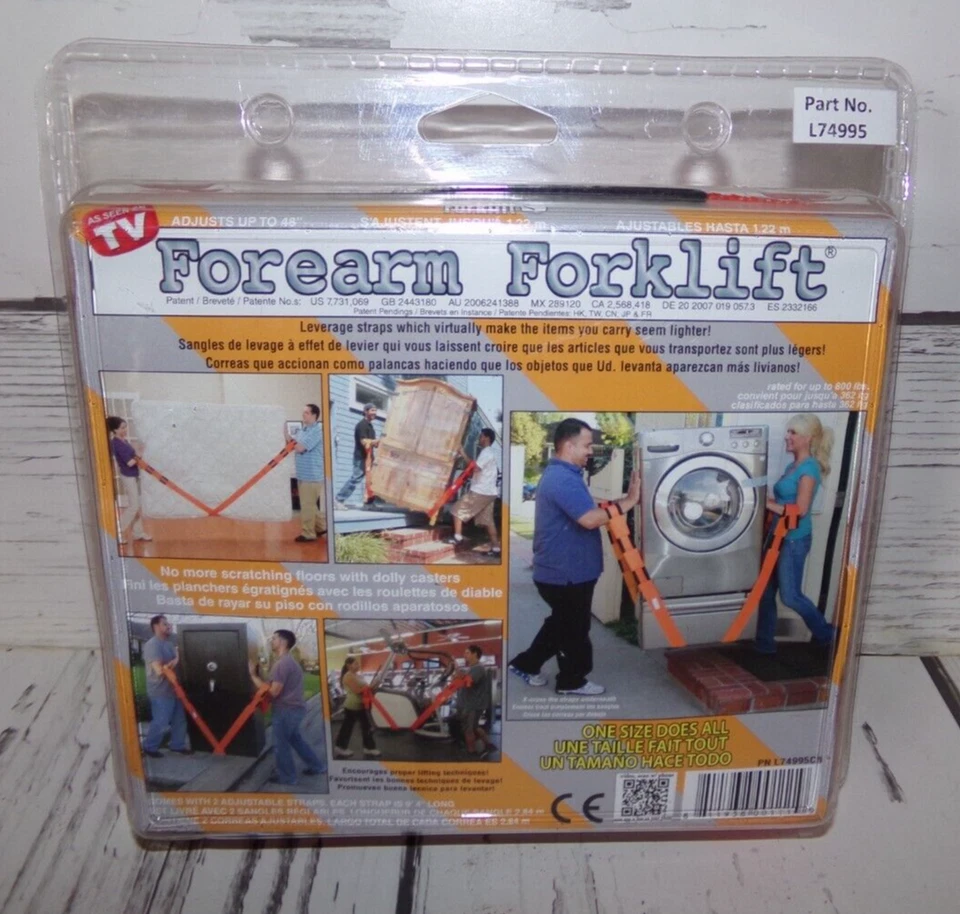 Carretilla elevadora de antebrazo nueva - Correas móviles de elevación muebles electrodomésticos colchones Foto 1 de 1