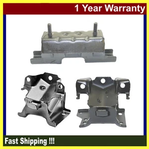 Silverado/ Sierra 2500HD 3500 3500HD 6.6L New Set For Engine Motor & Trans Mount - Picture 1 of 5