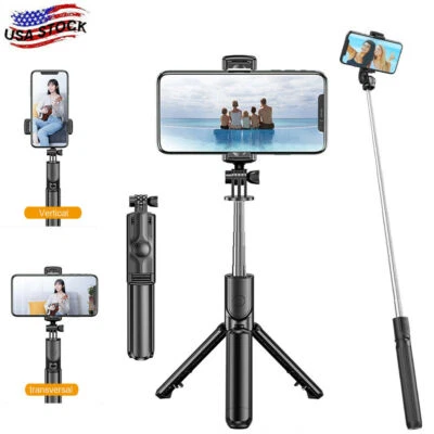 Selfie Stick Tripod Bluetooth, Professional High Quality All-In-One Trip - Image 1 of 4