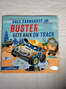 Dale Earnhardt Jr Signed Book Buster Gets Back On Track Brand New First Edition - Picture 1 of 4