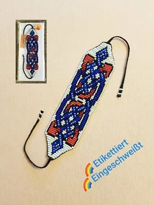 🌈 Edles Armband 👍fällt weich (Fußkettchen) Ibiza Band Armkettchen Perlen weben - Bild 1 von 23