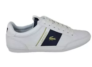 Lacoste Chaymon 0120 CMA 7-40C Herrenschuhe weiß Leder Freizeit Turnschuhe Gr. 10,5 - Bild 1 von 12