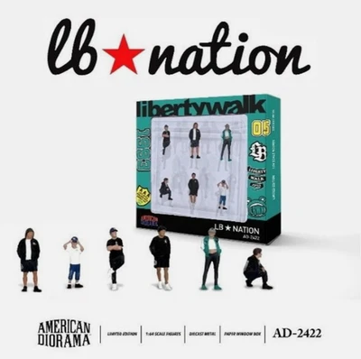 AMERICAN DIORAMA - Figurines - The LB Nation - 1/64 - AD-2422 - Image 1 of 2