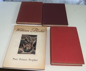 William Blake Lot (4) Poet, Printer, Prophet Jerusalem Beechhurst Press - Picture 1 of 17