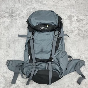 Gelert Shadow 60 Litre Charcoal Black Rucksack Unisex Trekking Camping - Picture 1 of 6