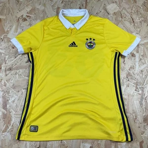 Camiseta de fútbol amarilla vintage 2017 2018 Fenerbahce Adidas Soro #63 M - Imagen 1 de 6