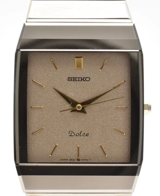 Vintage 1985 [MINT] Seiko Dolce 9531-5060 Tungsten Gold HAQ Qz Mens Watch JAPAN - Image 1 of 4