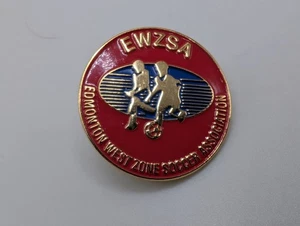 EWZSA (Edmonton West Zone Soccer Association) enamel metal lapel hat pin - Bild 1 von 3
