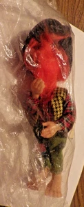 Hillbilly Doll with Moonshine Jug Japan Jestla 331 Red Headed Knee Hugger 1960S - Picture 1 of 6