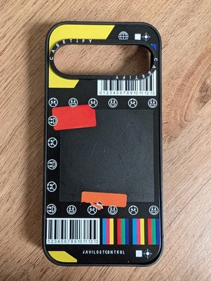 Casetify Pixel 9 Pro XL Magnetic Impact Case Black Colour Smiley Javilostcontrol - Image 1 of 4