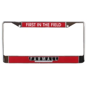 Farmall IH License Plate Holder "First in the Field" 10205 - Picture 1 of 3