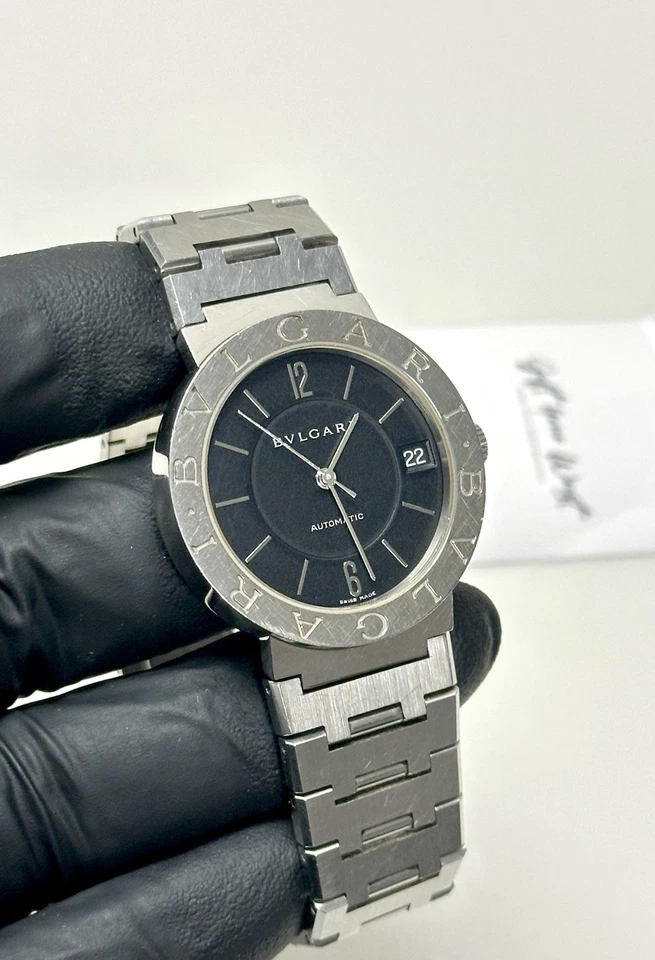 Bvlgari Bvlgari BB33SS Automático 21 Joyas Cal. Reloj 220 Fecha Hecho en Suiza 33mm Foto 1 de 4