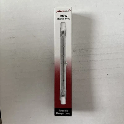 10x 500W Flood Light Bulb Tungsten Halogen 117mm R7s Security - Image 1 of 3