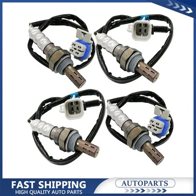 4Pcs Oxygen Sensor Upstream & Downstream 234-4256 For GMC Sierra 1500 4.8L 5.3L - Image 1 of 4