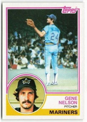 1983 Gene Nelson Topps - Seattle Mariners - Image 1 of 2