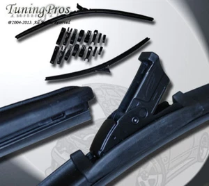 P&H I&L Bracketless Windshield Wiper Blades 2 pc (20" Driver 17" Passenger Side) - Imagen 1 de 4