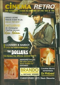 RARE Back Issue - CINEMA RETRO Magazine #2 - Clint Eastwood - Dollars Trilogy - Foto 1 di 2