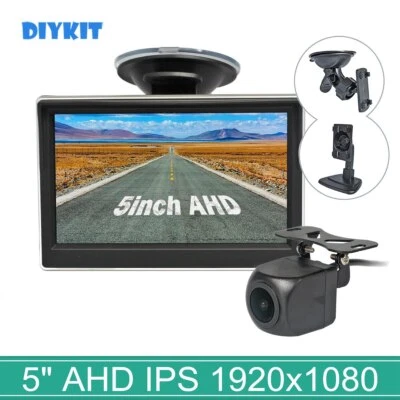 5" AHD IPS Car Monitor 1920x1080P HD 170 Degree Starlight Night Vision Backup - Image 1 of 4