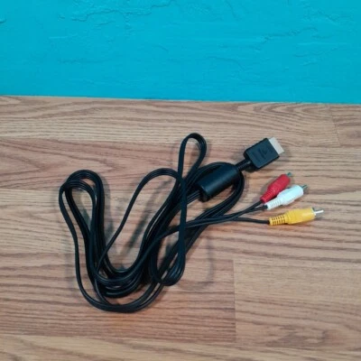 AUTHENTIC Genuine Sony OEM AV Audio/Video Wire Cord For PlayStation PS1 PS2 PS3 - Image 1 of 4
